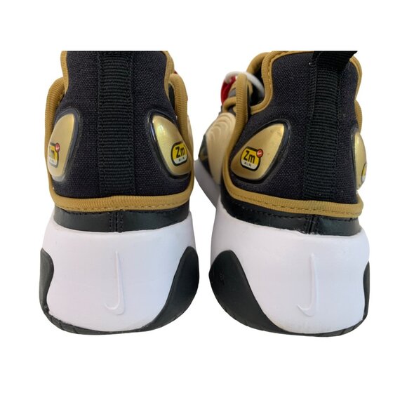 Nike Zoom 2K Sneakers Black/Gold US Size 5 women A00354-005 Running 7989 - Picture 8 of 12
